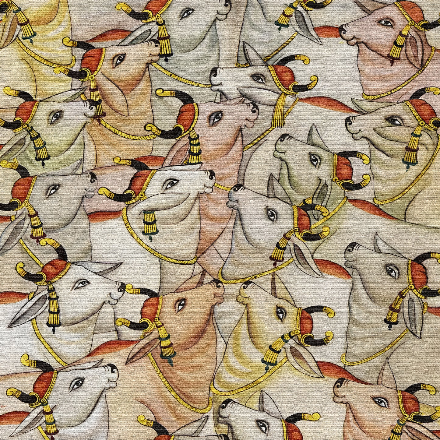 Divine Herd Under the Moon