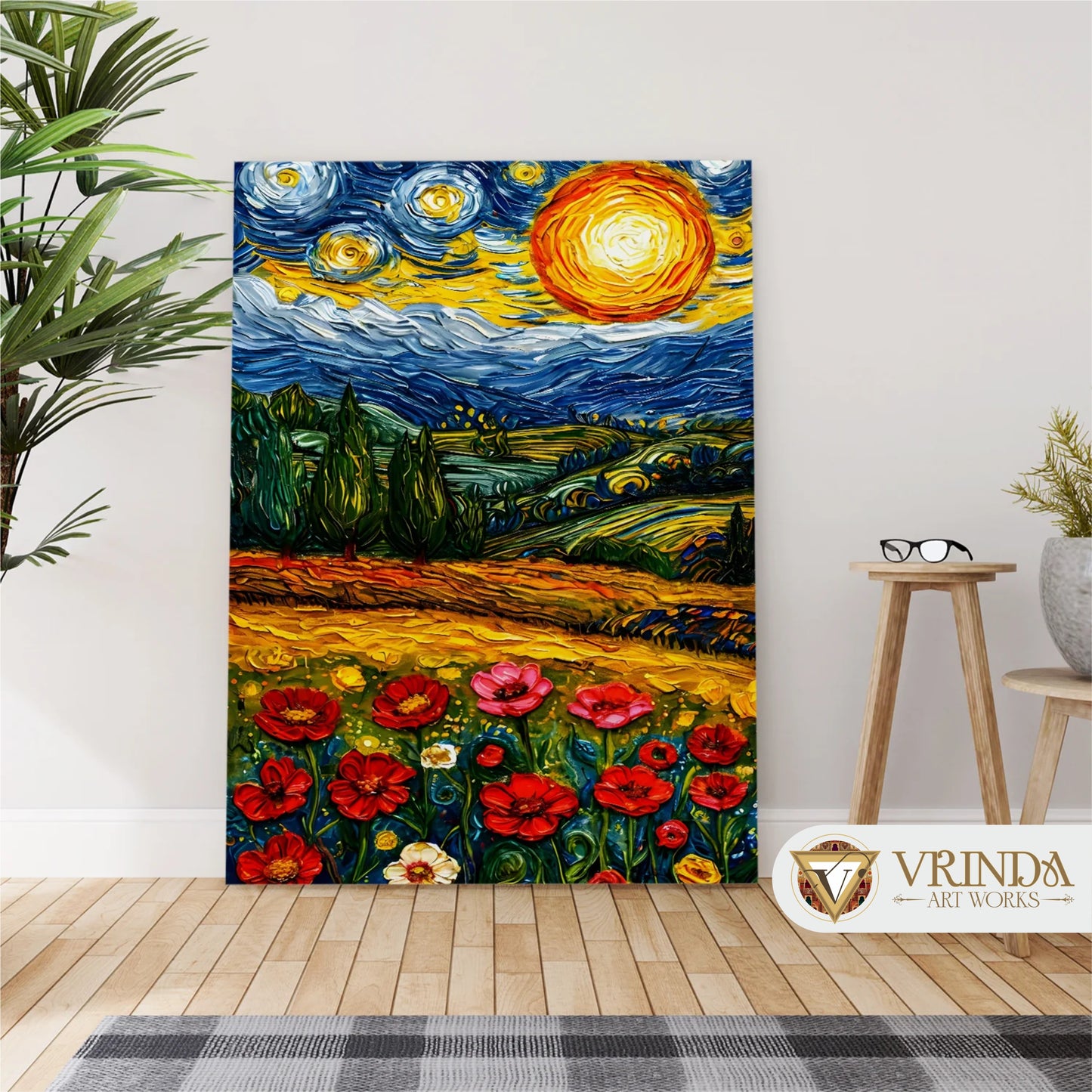Van Gogh's Garden Glow