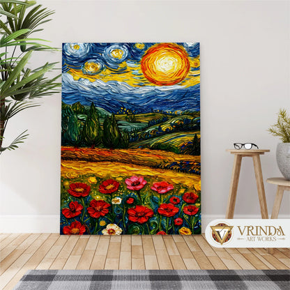 Van Gogh's Garden Glow