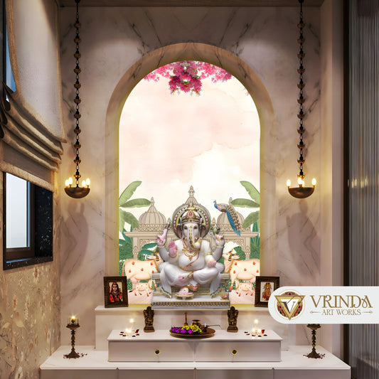 Divine Mandir Elegance Backdrop