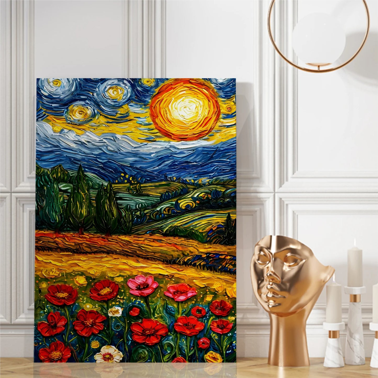 Van Gogh's Garden Glow