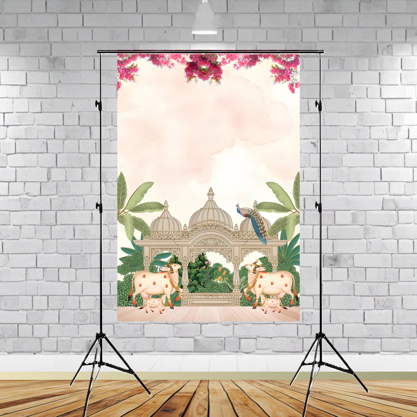 Divine Mandir Elegance Backdrop